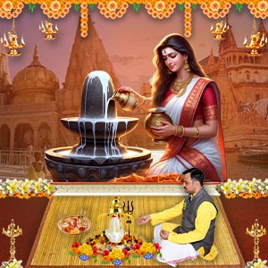 Rudra Abhishek at Kashi Vishwanath Temple